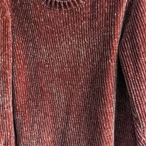 Soft oversized crew neck sweater